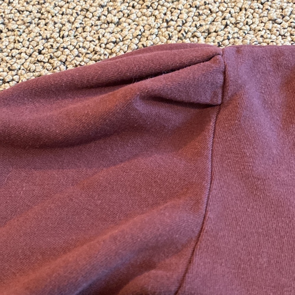 Universal Thread Purple Puffed Shoulder Sweatshir… - image 2